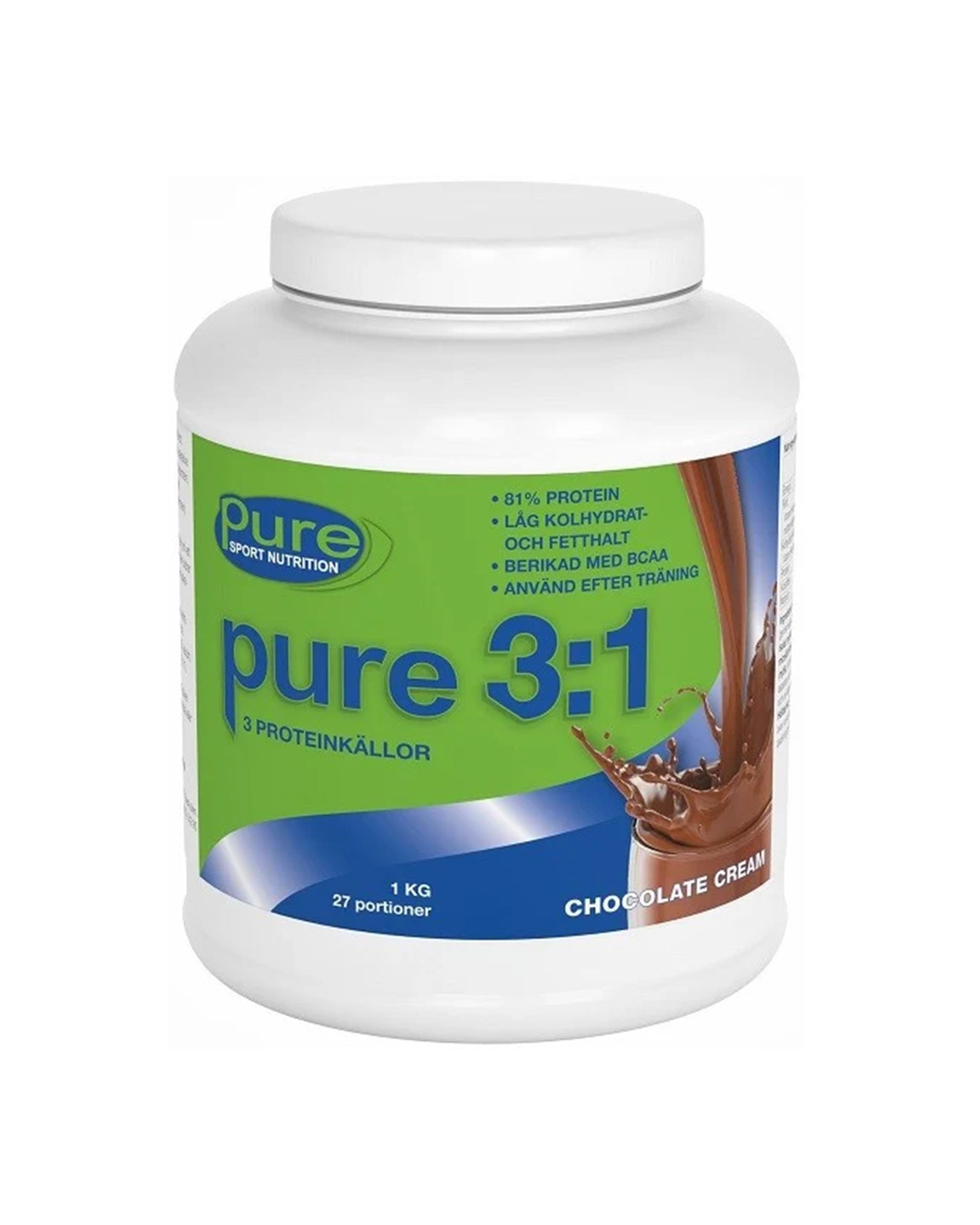 pure 3:1 Chocolate Creme (Blandprotein med de tre bästa proteinkällorna)