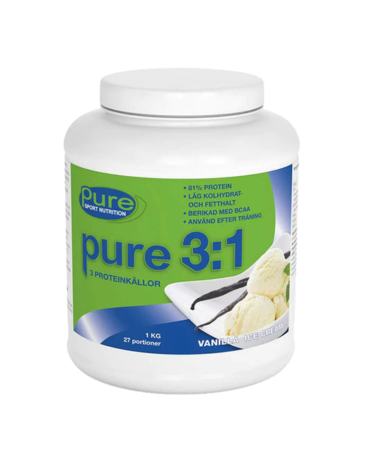 pure 3:1 Vanilla Ice Creme  (Blandprotein med de tre bästa proteinkällorna)
