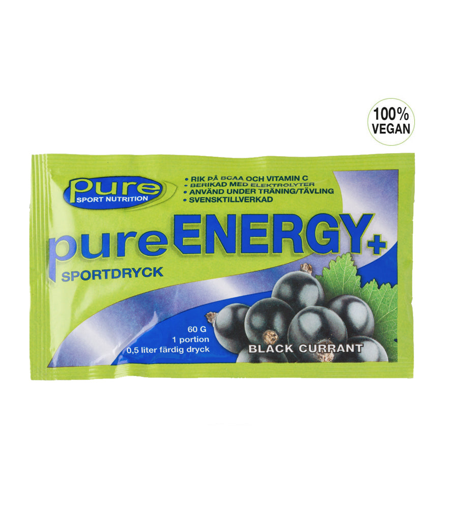 pure ENERGY+ Black Currant Portionspåse