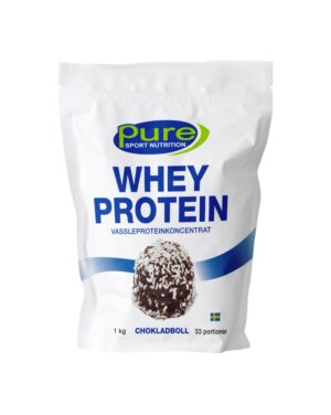 pure WHEY PROTEIN (1 kg) Chokladboll