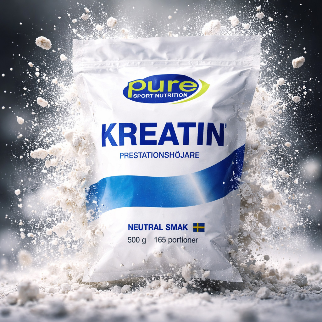 pure Kreatin kosttillskott nu i påse.